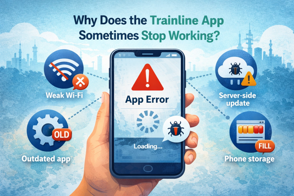 Why Does the Trainline App Sometimes Stop Working