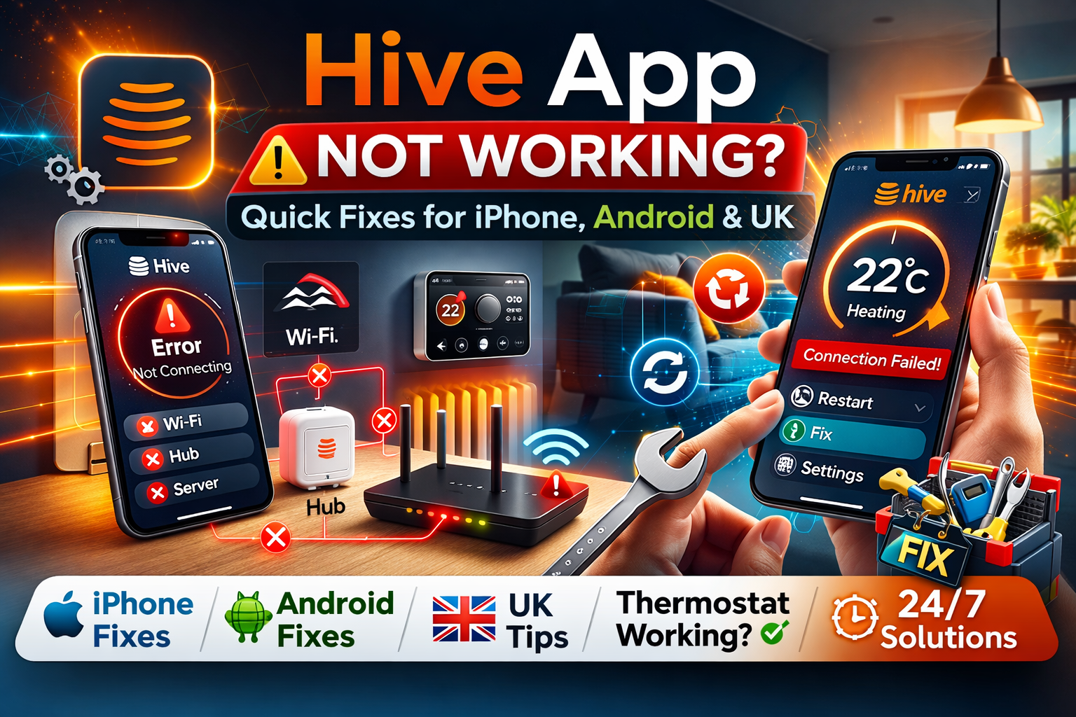 hive app not working