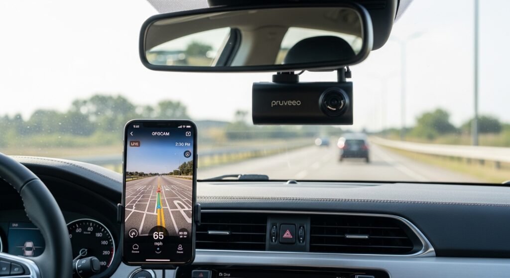 pruveeo dash cam app