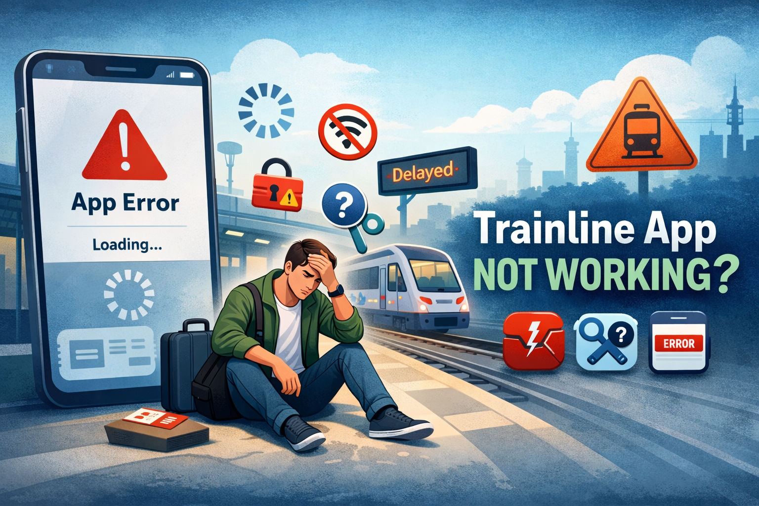 trainline app not working